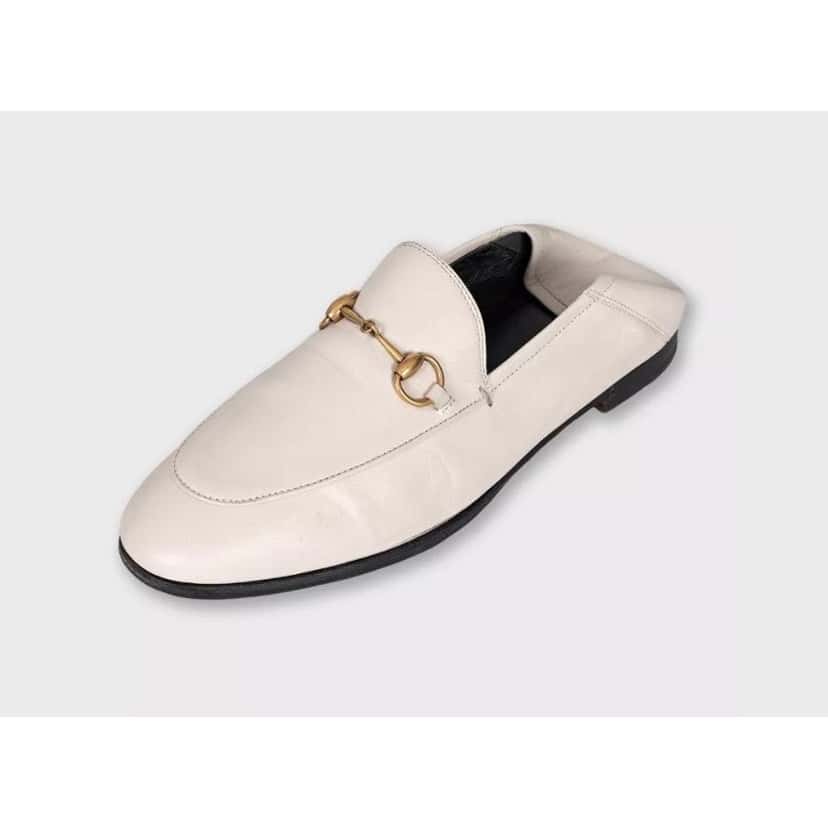 Gucci Gucci White Leather Loafers - Size 38 (US 8) Pre-owned White Leather Good condition - Inside View