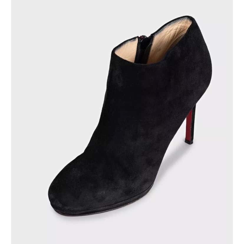 Christian Louboutin Christian Louboutin Black Suede Ankle Boots Size 38 Pre-owned Black Suede Good condition - Inside View
