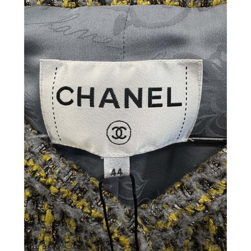 Chanel Chanel Multi-Color Single-Breasted Jacket FR44(Run for M) Pre-owned Gold Good condition - Box View