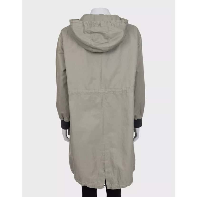 Brunello Cucinelli Brunello Cucinelli Green Hooded Coat - IT40/S Pre-owned Green Cotton Good condition - Inside View
