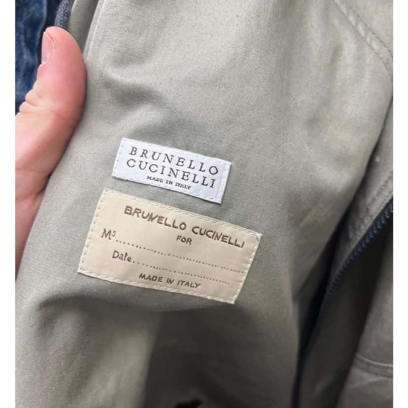 Brunello Cucinelli Brunello Cucinelli Green Hooded Coat - IT40/S Pre-owned Green Cotton Good condition - Box View