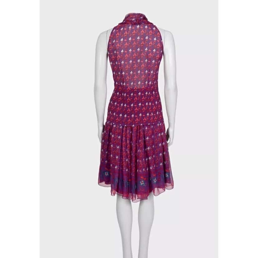 Christian Dior Christian Dior Elegant Purple Silk Suit - Size L Pre-owned Purple Silk Good condition - Inside View