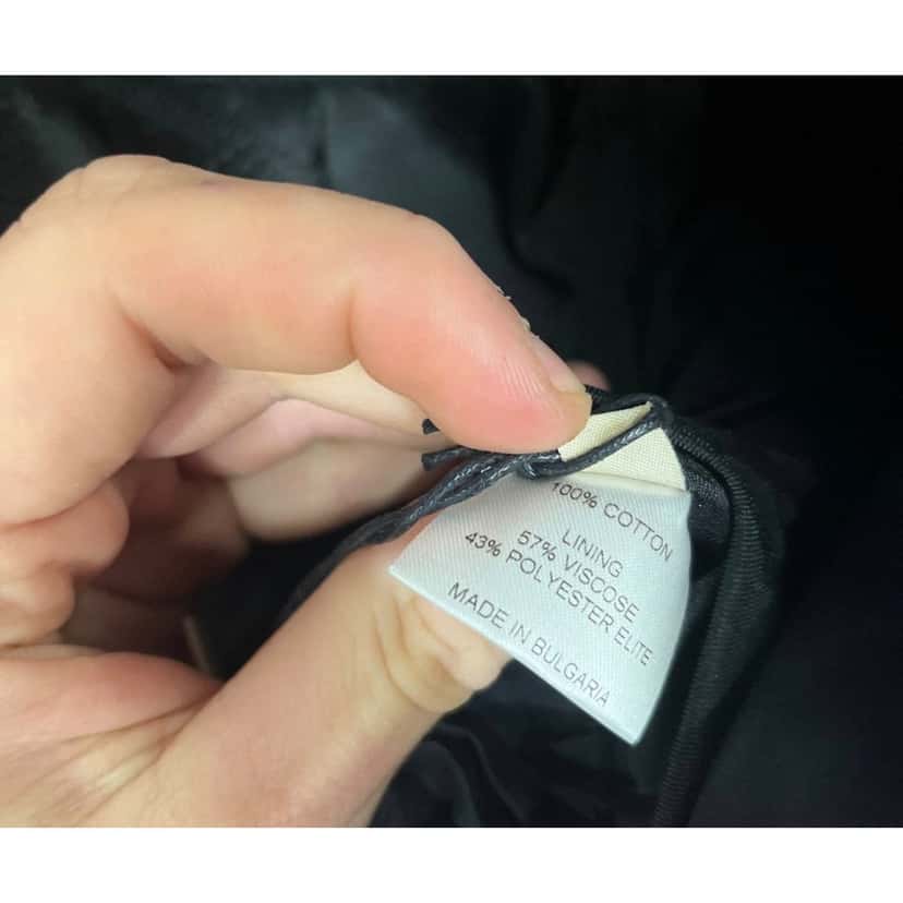 Alexandre Vauthier Alexandre Vauthier Black Crystal Ruffle Mini Dress FR38 pre-owned Black Cotton Never worn - Model View