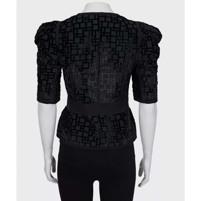 Dolce & Gabbana NWOT Stunning Dolce & Gabbana Black Silk Fitted Jacket Sz.40 Pre-owned Black Silk Never worn - Inside View