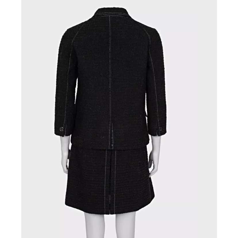 Louis Vuitton Louis Vuitton Brown Tweed Jacket & Skirt Set Sz.38 Pre-owned Brown Tweed Good condition - Inside View