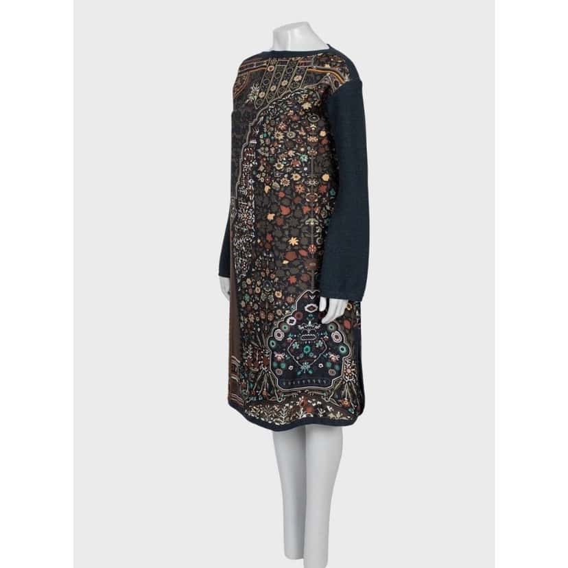 Hermès NWOT Hermès Gray Silk Dress FR34/XS Pre-owned Grey Silk Never worn - Back View