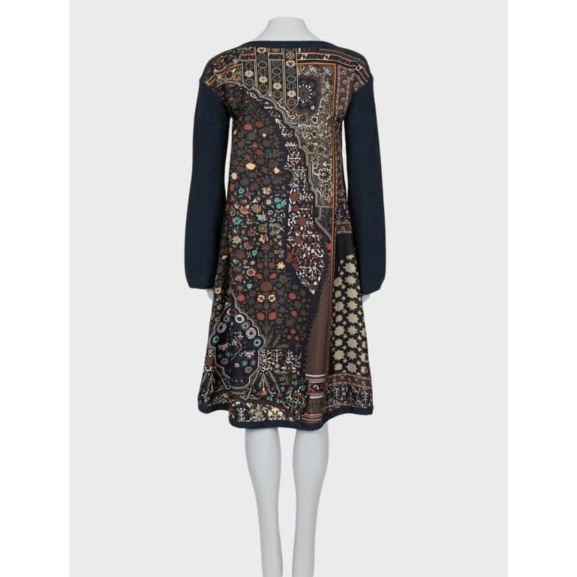 Hermès NWOT Hermès Gray Silk Dress FR34/XS Pre-owned Grey Silk Never worn - Inside View