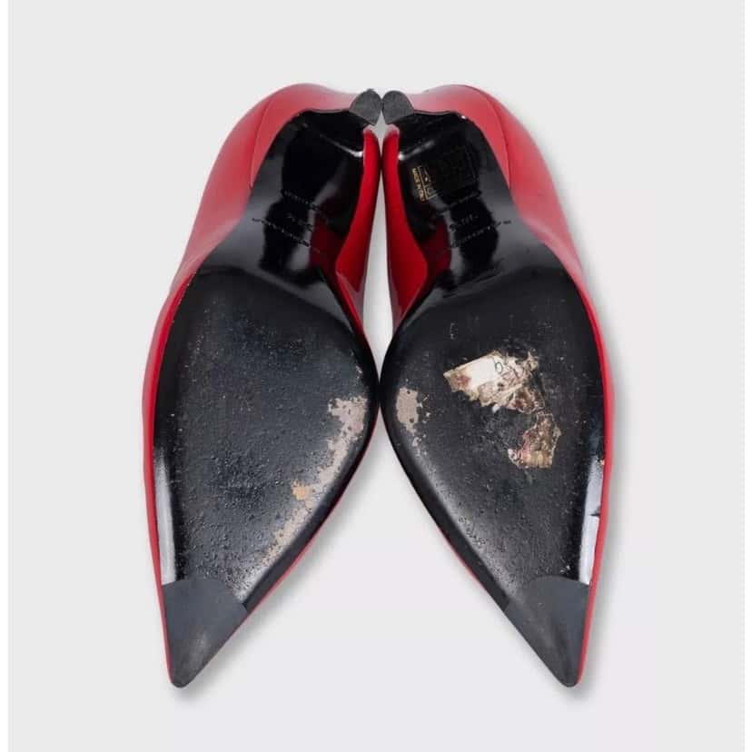 Balenciaga Balenciaga Red Patent Leather Pumps Heels Size 36.5 Pre-owned Red Leather Good condition - Box View