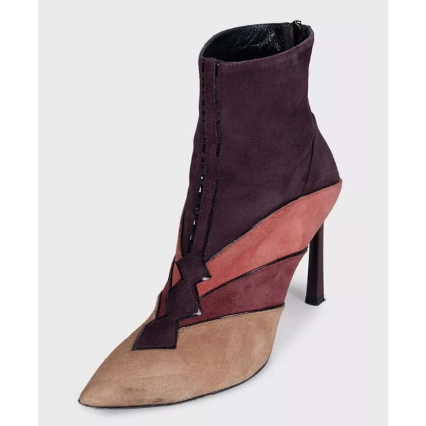 Roberto Cavalli Roberto Cavalli Just Cavalli Multi-Color Suede Ankle Boots EU 40 pre-owned Other Suede Good condition - Inside View