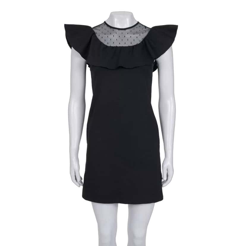 Valentino Red Valentino Black Fitted Dress Sz.XS pre-owned Black Good condition - Front View