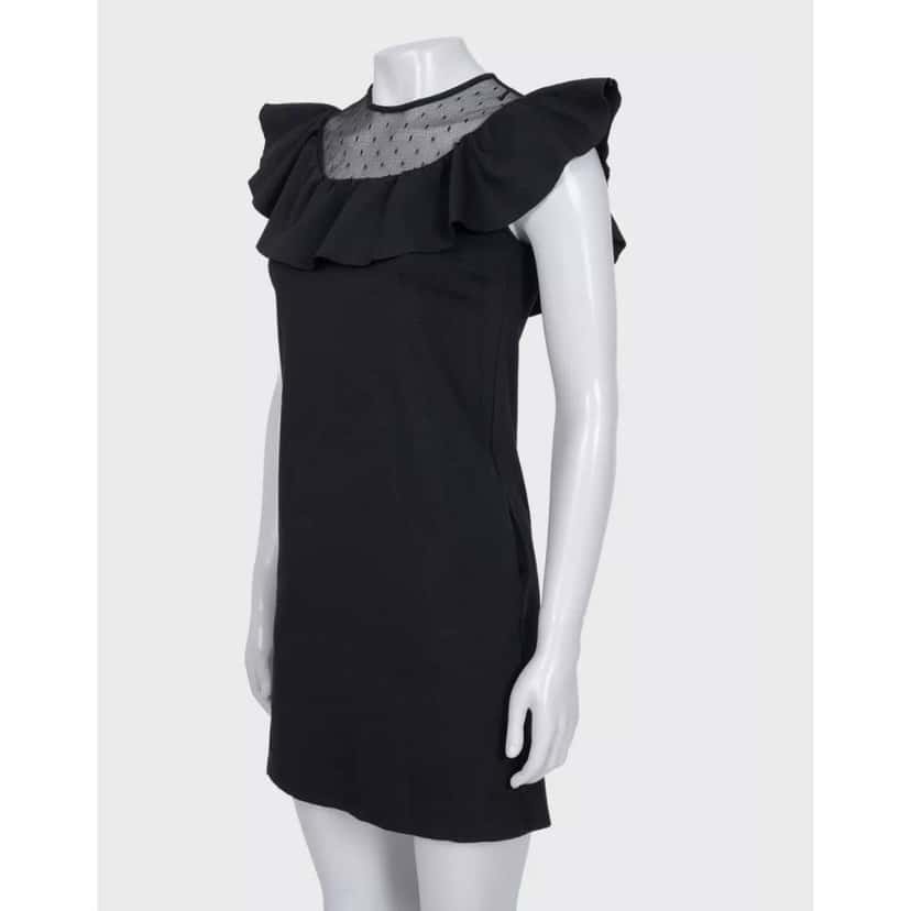 Valentino Red Valentino Black Fitted Dress Sz.XS pre-owned Black Good condition - Back View