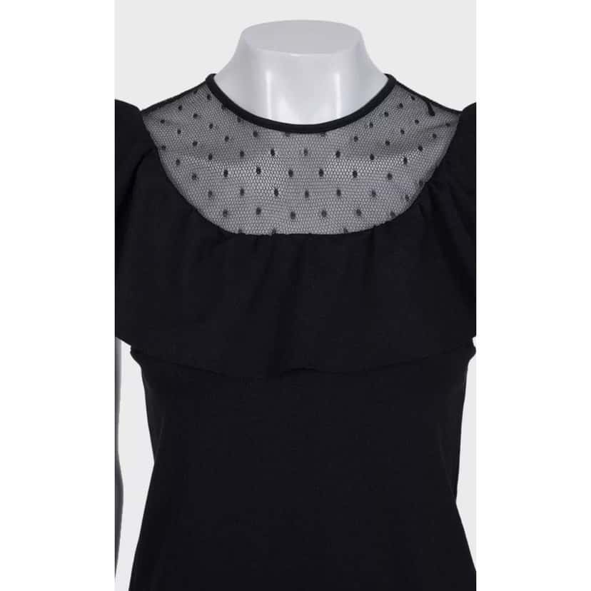 Valentino Red Valentino Black Fitted Dress Sz.XS pre-owned Black Good condition - Model View