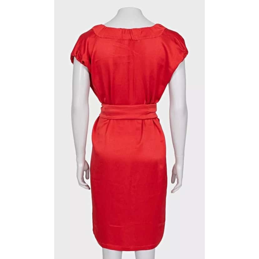 Saint Laurent Saint Laurent Red Silk Dress - Size M pre-owned Red Silk Good condition - Inside View