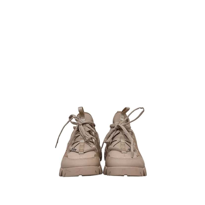 Dior Dior D-Connect Lace-Up  Beige Leather & PVC Sneakers  sz.37.5 pre-owned Beige Lace Good condition - Inside View