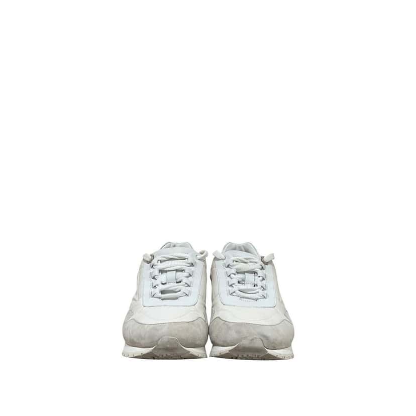 Loro Piana Loro Piana White & Grey Suede Leather Sneakers sz.37.5 Pre-owned White Suede Good condition - Inside View