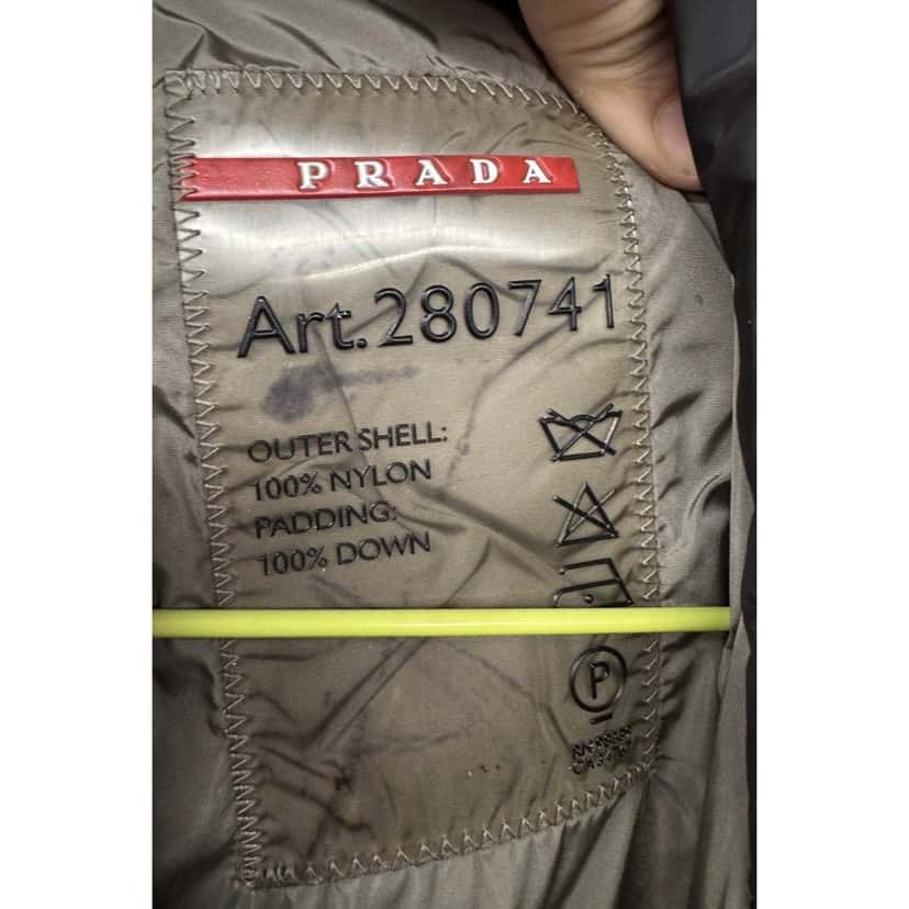Prada Prada Black Ski Jacket with Patches M / IT42 pre-owned Black Good condition - Box View