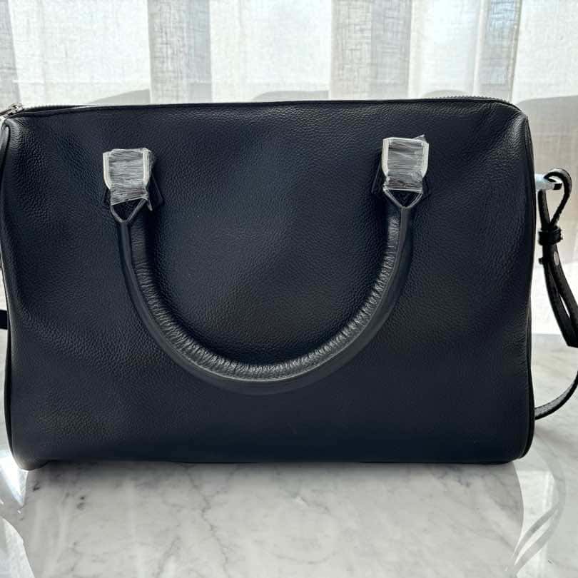 Zadig & Voltaire Sunny Medium Bag Black Leather Silver Never worn, with tag - Back View