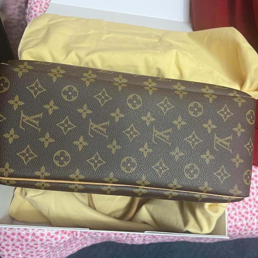 Louis Vuitton Deauville Brown Canvas Leather Very good condition - Inside View