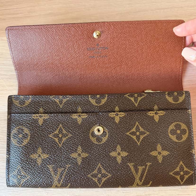 Louis Vuitton Classic monogram wallet Other Canvas Very good condition - Back View