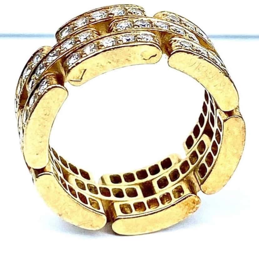 Cartier Maillon Panthere Full Pavé Gold Gold Very good condition - Back View