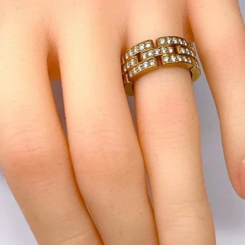Cartier Maillon Panthere Full Pavé Gold Gold Very good condition - Model View