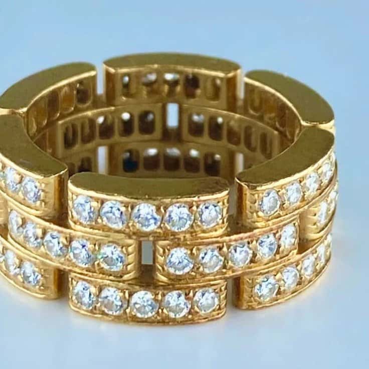 Cartier Maillon Panthere Full Pavé Gold Gold Very good condition - Box View