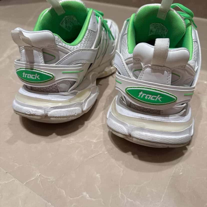 Balenciaga Track White Leather Very good condition - Back View