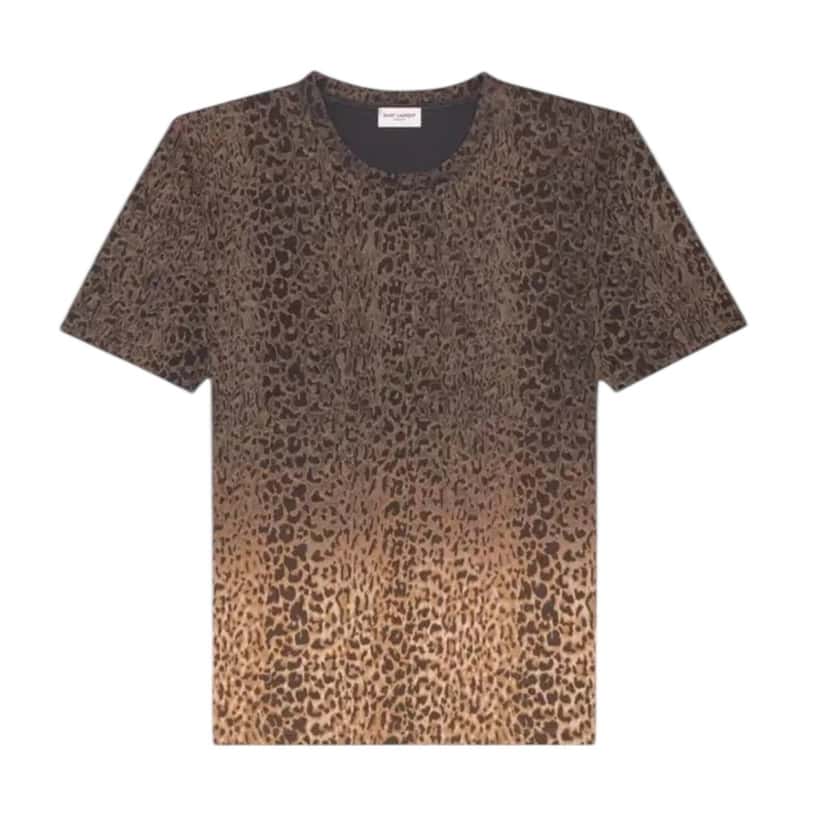 Saint Laurent Saint Laurent Animal Y-shirt MultiColor Cotton Never worn, with tag - Front View