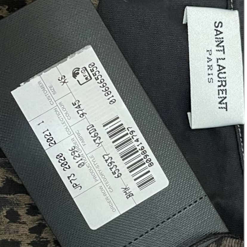 Saint Laurent Saint Laurent Animal Y-shirt MultiColor Cotton Never worn, with tag - Model View
