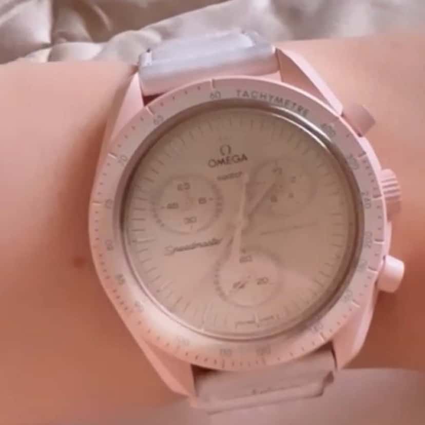 Omega x Swatch Mission to Venus White Good condition - Box View