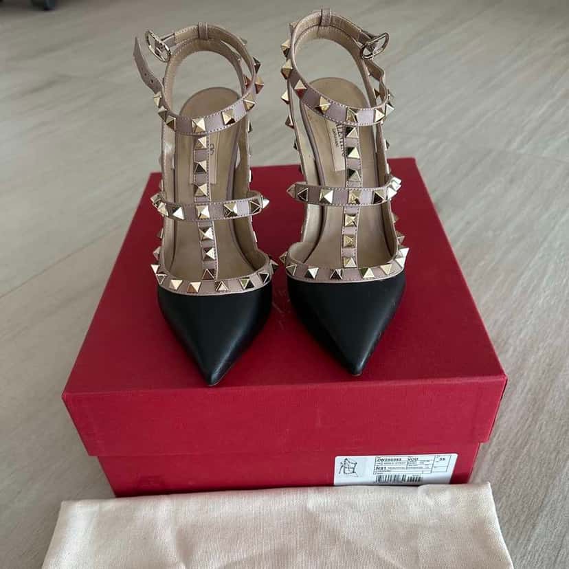 Valentino Rockstud Black Leather Very good condition - Inside View