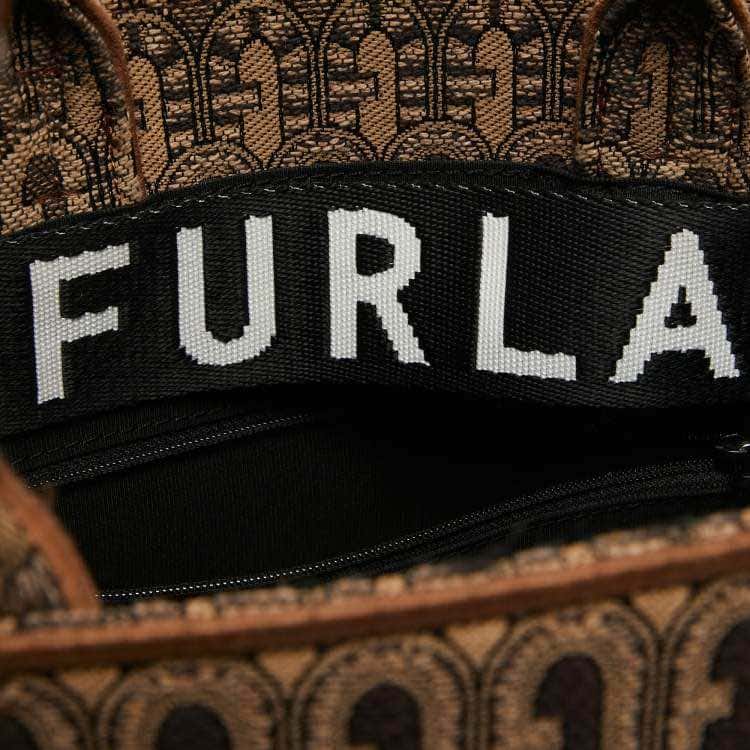 Furla Opportunity Tote Brown Jacquard Very good condition - Model View