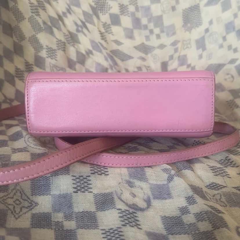 Delvaux Tempete Mini Pink Leather Gold Good condition - Inside View