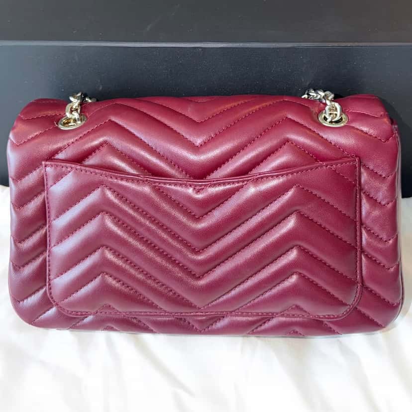 Gucci GG Marmont Burgundy Leather Never worn, with tag - Back View