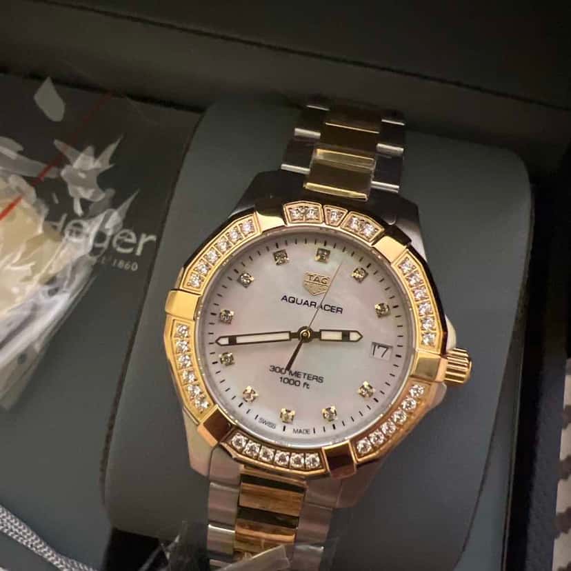 Tag Heuer Aquaracer Gold Never worn, with tag - Back View