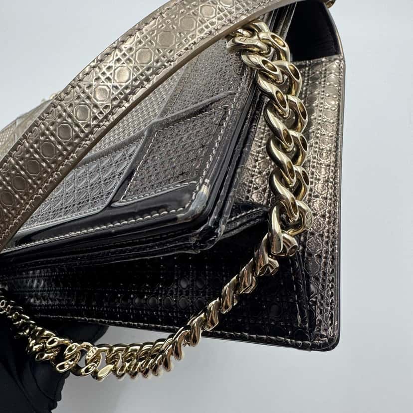 Dior Diorama Gold Leather Very good condition - Inside View