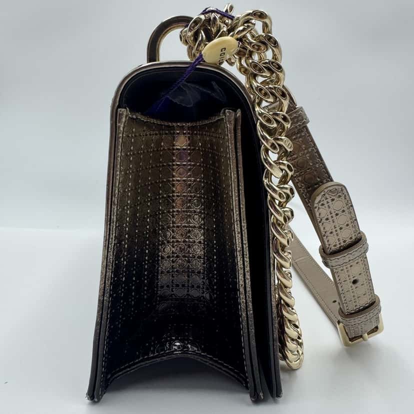 Dior Diorama Gold Leather Very good condition - Box View