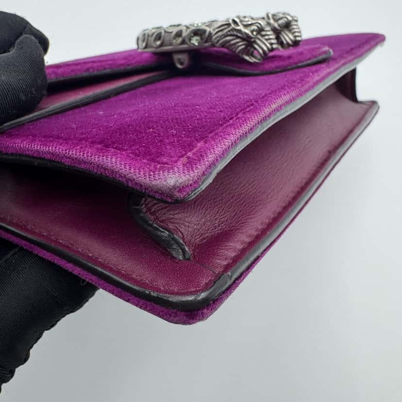 Gucci Dionysus Purple Leather Fair condition - Inside View