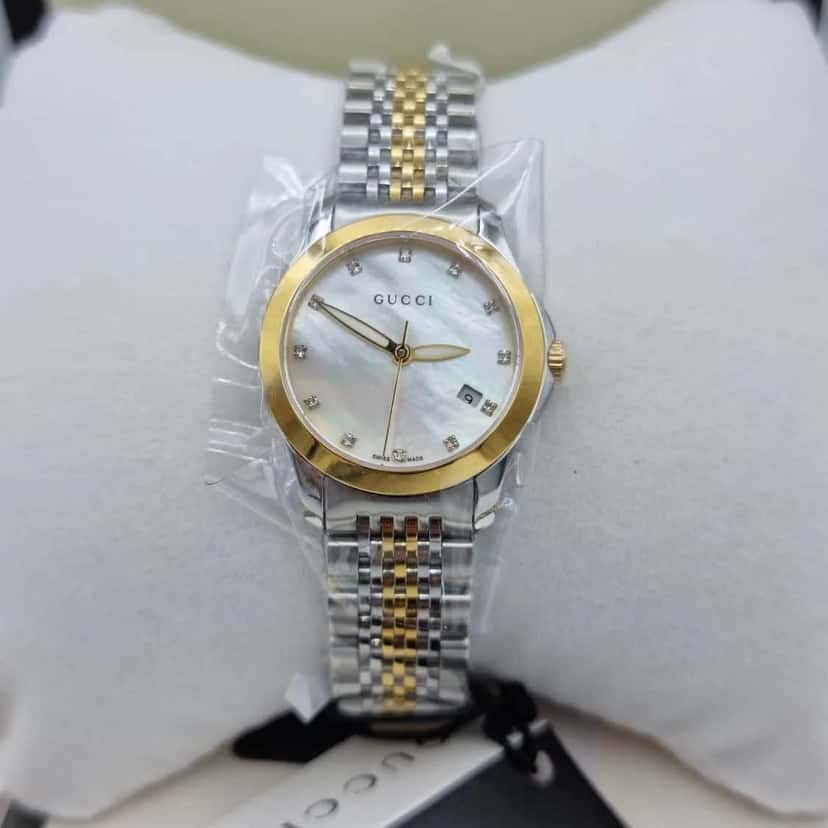 Gucci G-Timeless Gold Never worn, with tag - Model View