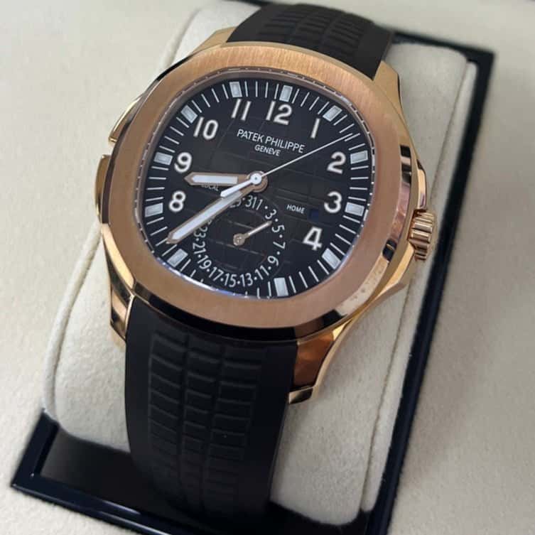 Patek Philippe Aquanaut Time Travel 42mm Pink Never worn - Inside View