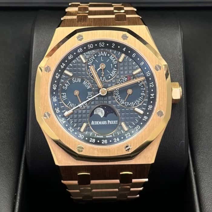 Audemars Piguet Royal Oak Perpetual Calendar 41mm Pink Never worn - Back View