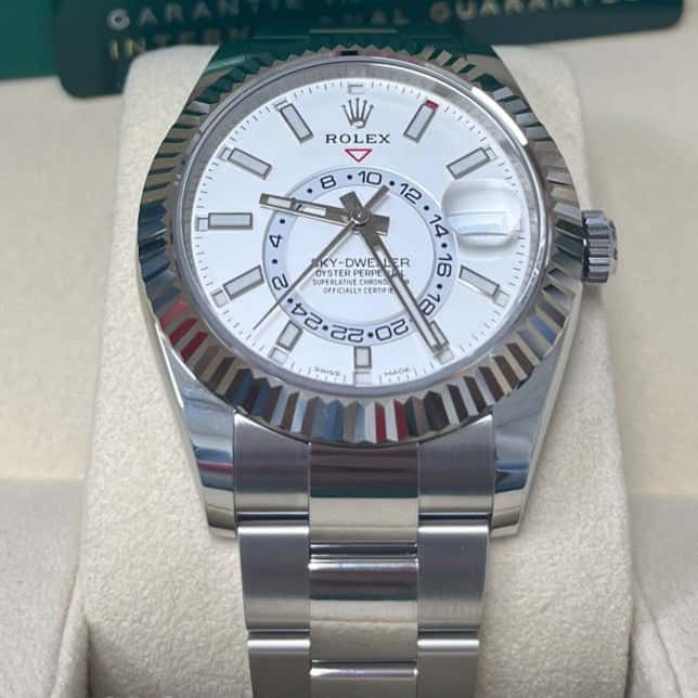 Rolex Sky-Dweller 42mm White Never worn - Back View