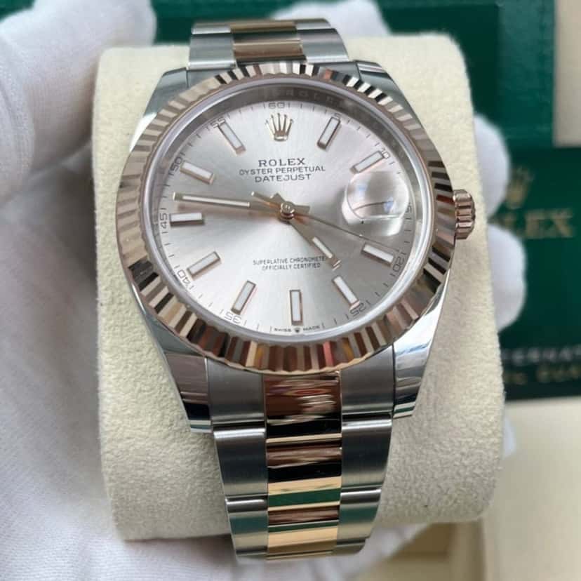 Rolex Datejust 41 Pink Never worn - Model View