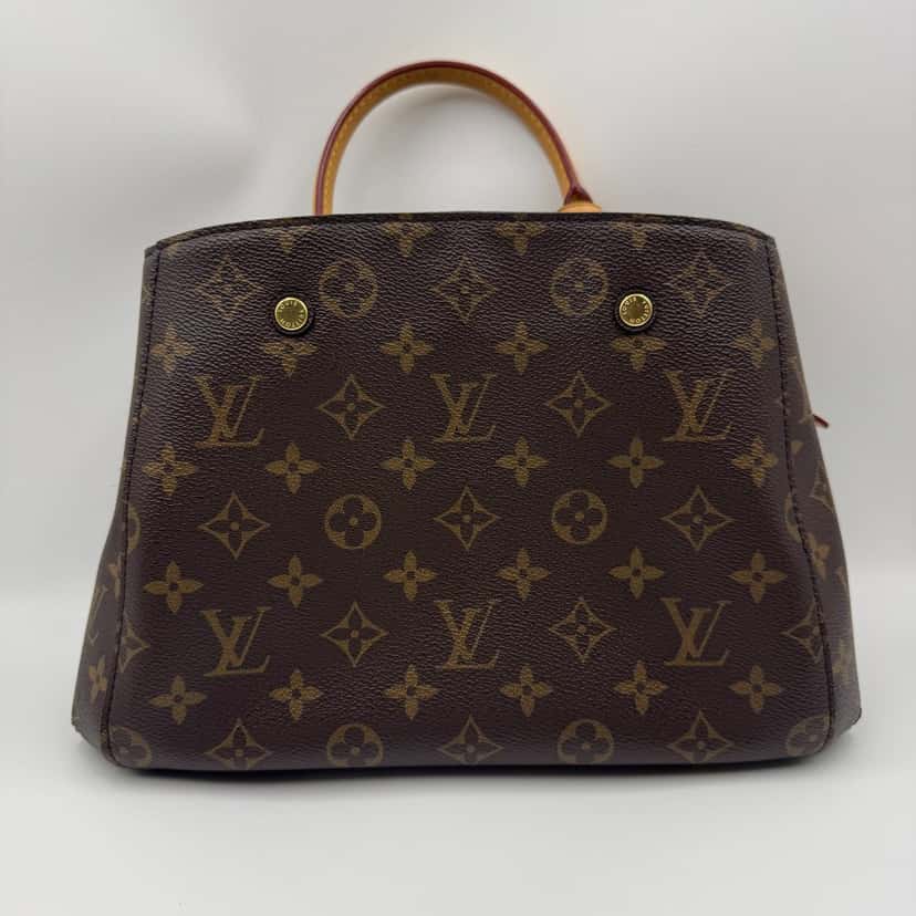 Louis Vuitton montaigne BB Brown Canvas Good condition - Back View