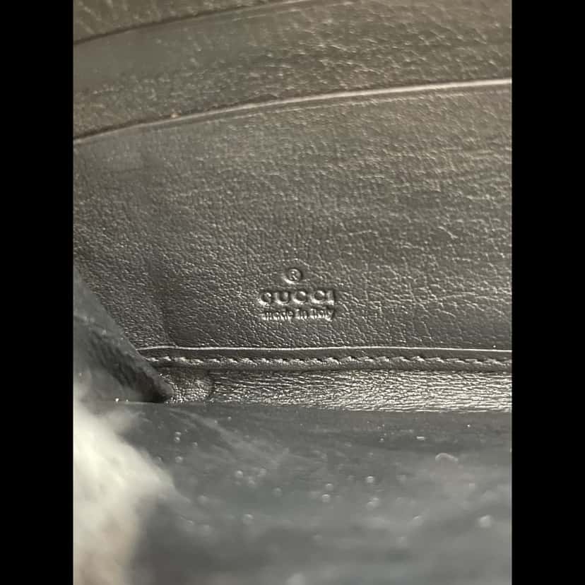 Gucci Guccissima Bamboo Tassel Wallet Black Leather Very good condition - Inside View