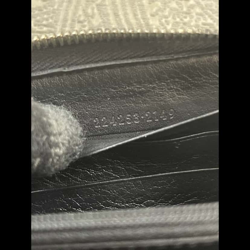 Gucci Guccissima Bamboo Tassel Wallet Black Leather Very good condition - Box View