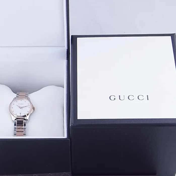 Gucci G-Timeless Silver Never worn, with tag - Model View