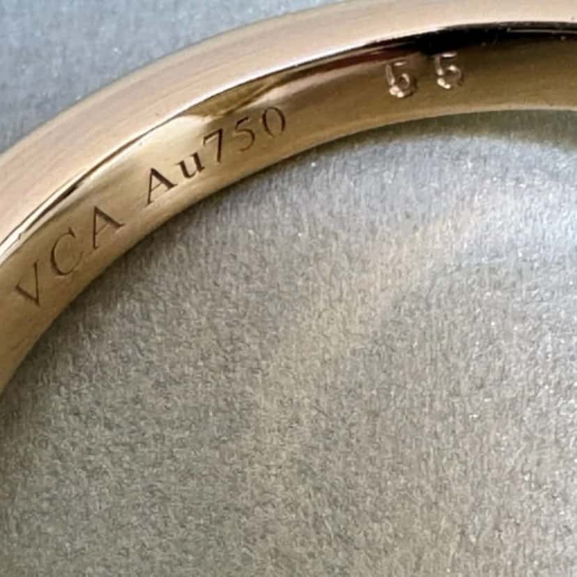 Van Cleef & Arpels Alahambra Between The Ring Gold Gold Very good condition - Inside View