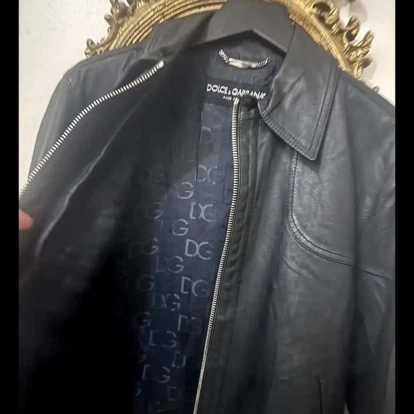 Dolce & Gabbana Leather Black Leather Very good condition - Back View