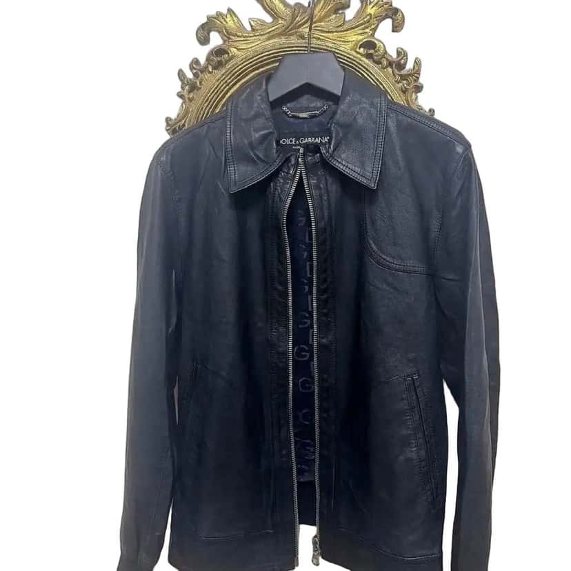 Dolce & Gabbana Leather Black Leather Very good condition - Front View